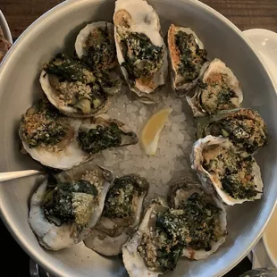 Oysters Rockefeller