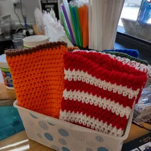 Counter, koozie donation for local Senior Center