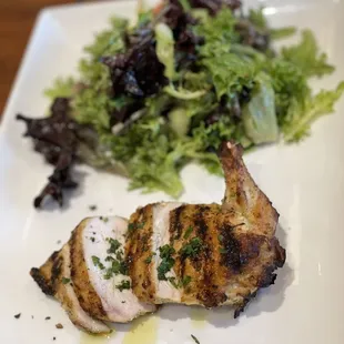 House salad + chicken