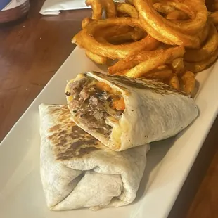 Philly Cheesesteak Wrap!
