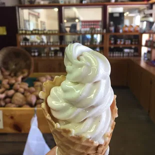 Apple cider soft serve