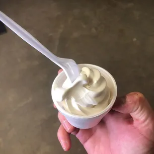 Apple cider soft-serve!