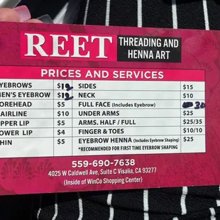 Reet Threading and Henna Art