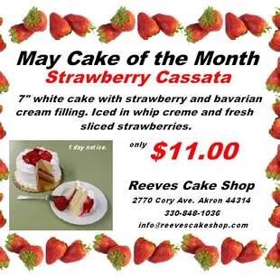 May cake of the month!