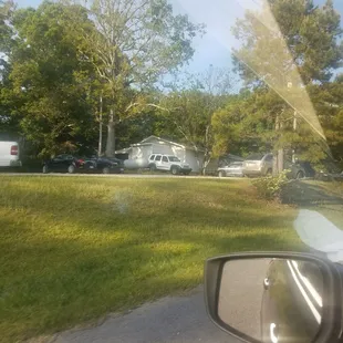 a view from a car window