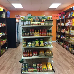 a view of a grocery store