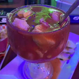 Omg so good. Shrimp cocktail.