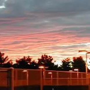 Beautiful Sunsets at Reffkin Tennis Center