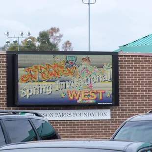 Facility Marquee Out Front