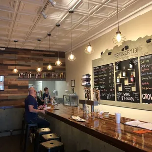 a man sitting at a bar