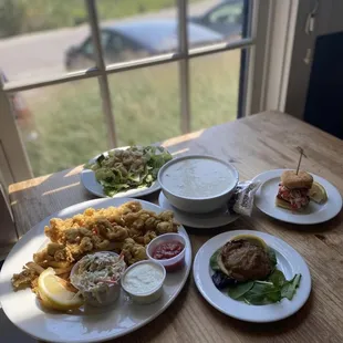 Sea bass and Filet Mignon