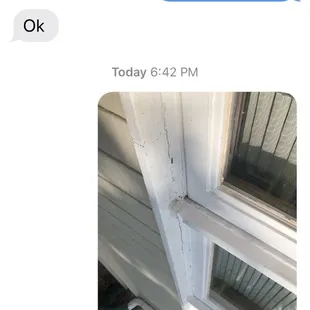 Didn't finish the work