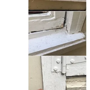 Didn't finish repair or finish painting