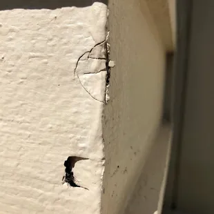 Rotten wood that should've been replaced and WAS NOT