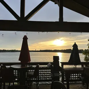 Fill view from deck overlooking Deep Lake.