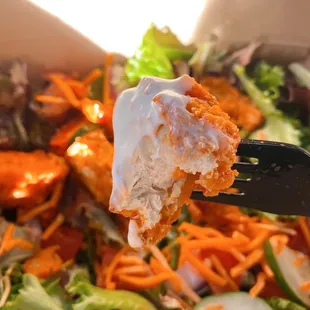 Buffalo Chicken Salad... looks like real chicken!!
