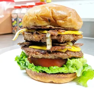 Vegan Double Burger