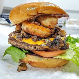 Our Vegan Shrimp Burger (Yes, its 100% Vegan)