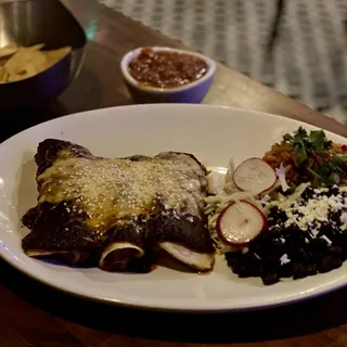 Enchiladas de Mole