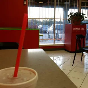 Enjoying my aqua refresca