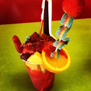 I don't even know. I think it's preparada.  Piece of art.  Tastes even better.