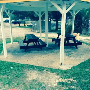 Picnic area outside