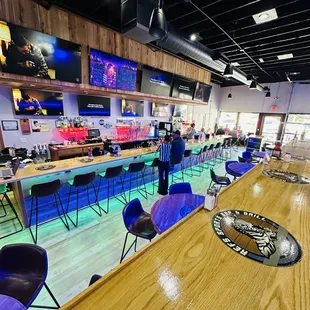 interior, sushi and sashimi