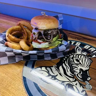 Mushroom Swiss burger