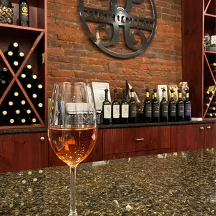 Rose at the bar