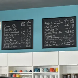 This is the menu. I tried the Spiced Mocha (Iced)