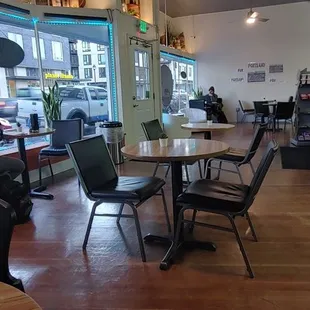 Looking from one end to the other..