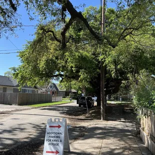 There&apos;s parking in the backlot!