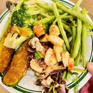 Some healthier options here. Not too shabby!