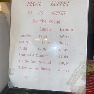 To go menu