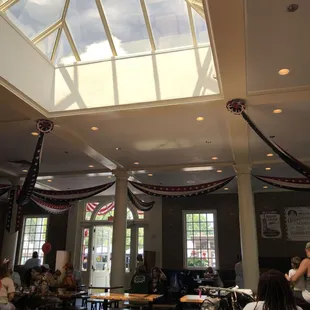 Inside seating