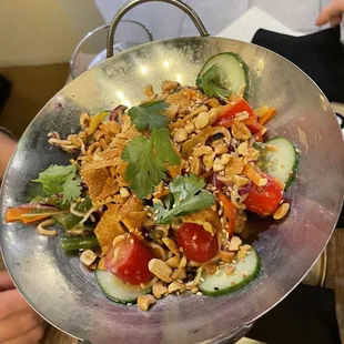 Asian sesame salad, one of the best things on the menu