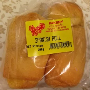 Bag of Spanish Rolls (oops, one is already missing- yummmm)