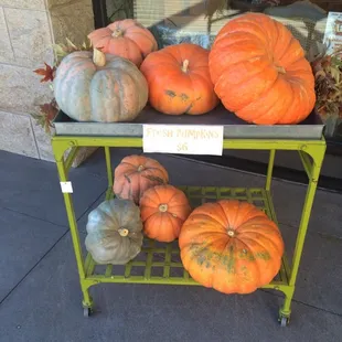 Great prices on pumpkins