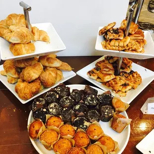 a variety of pastries