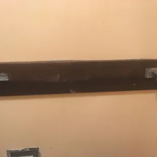 Missing (broken towel rack)