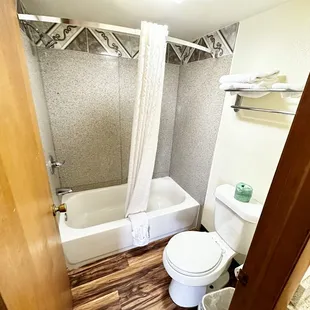 My bathroom with brand new towels and clean