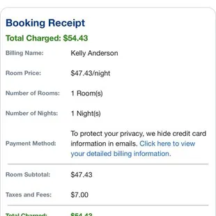 I booked on Priceline , got to motel they changed more!