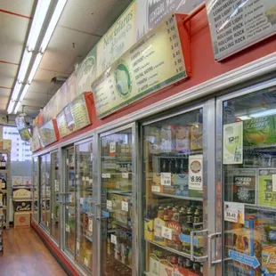 the inside of a grocery store