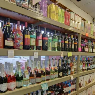 a wide selection of wines