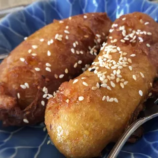 Fried Banana with Honey