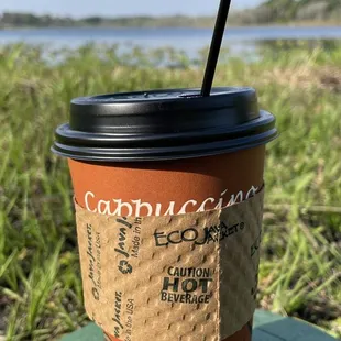 Coffee by the lake