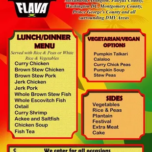 Menu does not represent what we sell daily. Please follow the facebook page for our daily Food Truck menu.