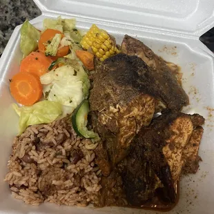 Stew Chicken Plate