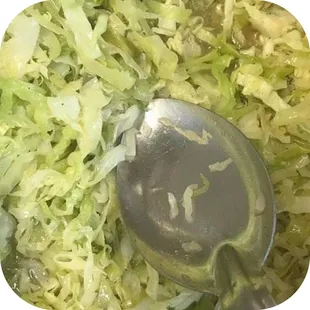 Steam cabbage
