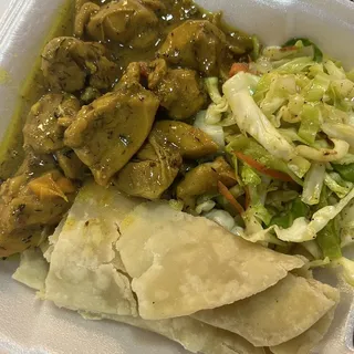 Curry Goat Roti